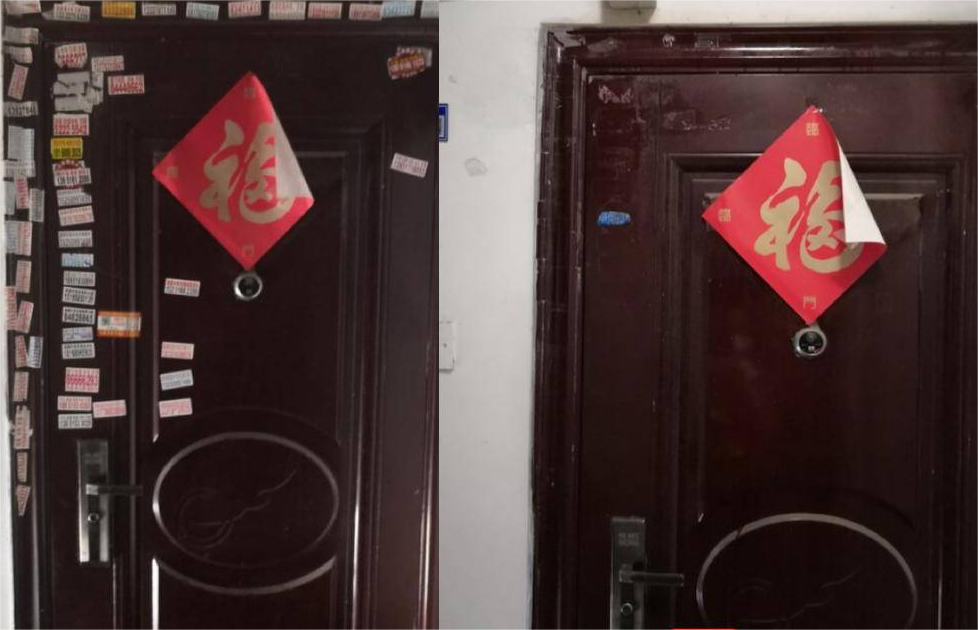 防盜門上的廣告貼紙怎么快速去除？防盜安全門保養(yǎng)妙招